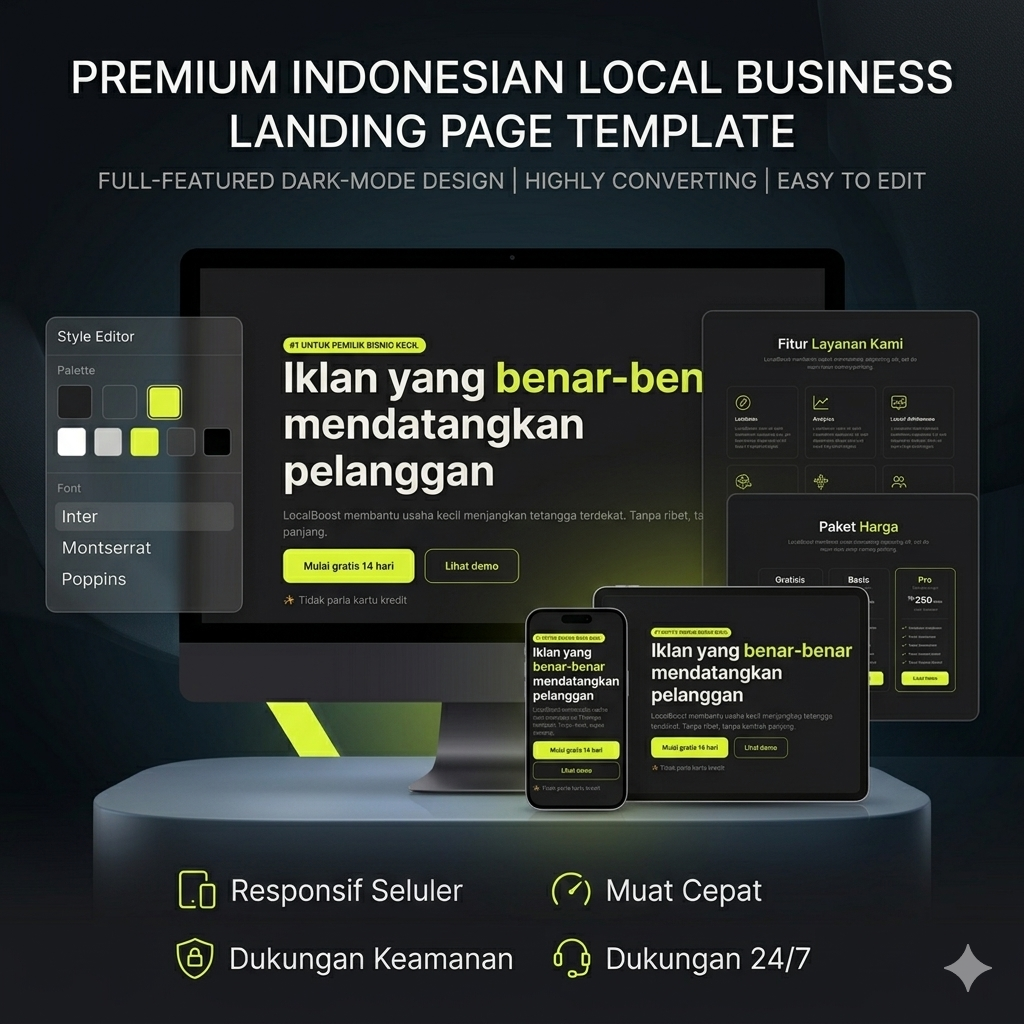 Landing Page Template